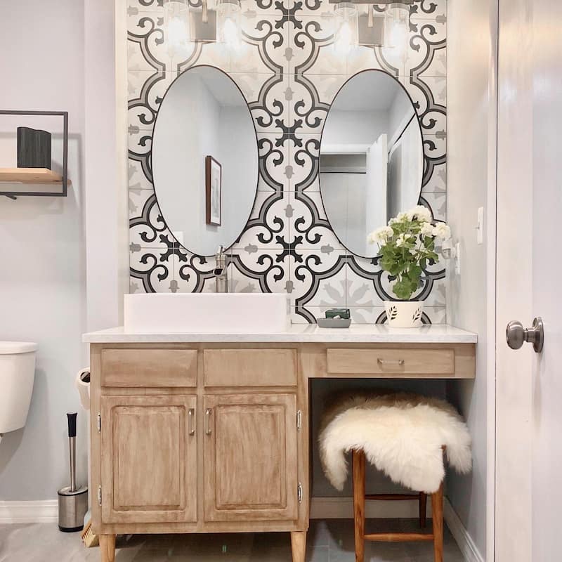 Merola Tile Lacour Grey 9-3/4" x 9-3/4" Porcelain Floor and Wall Tile