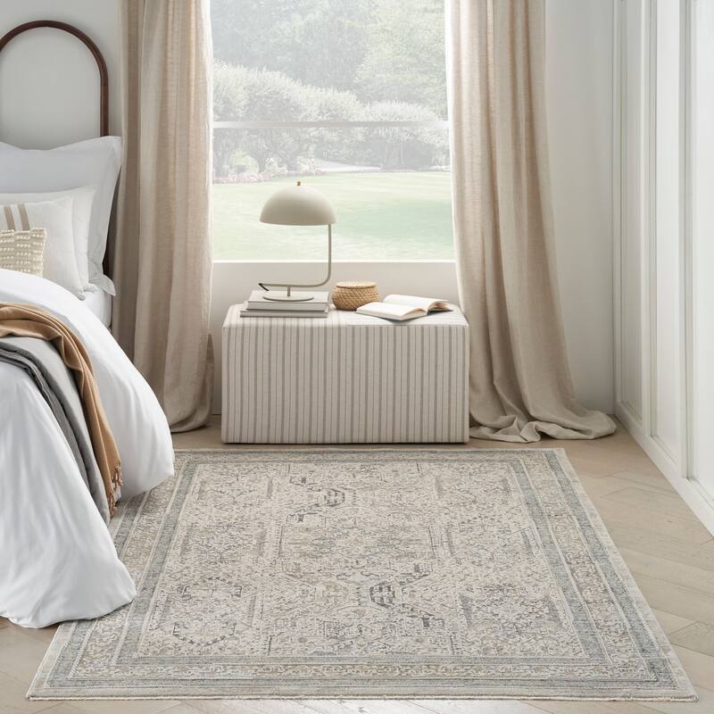 Nourison Nyle Vintage Persian Medallion Boho Area Rug