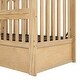 preview thumbnail 57 of 58, 2-in-1 Convertible Crib, Full Size Bed Frame with Drawers and 3 Height Options, Modern Baby Crib Toddler Bed with Guard Rail