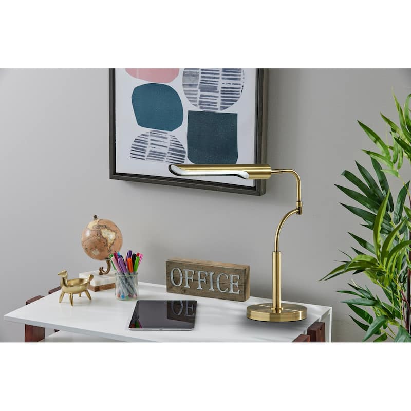 Zane LED Desk Lamp w. Smart Switch- Black