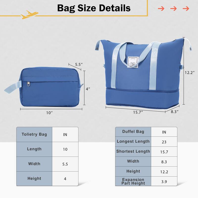 2 Piece Expandable Luggage Sets, ABS Hardshell Luggage with Spinner Wheels and TSA Lock, Luggage for Family Travel Carry on