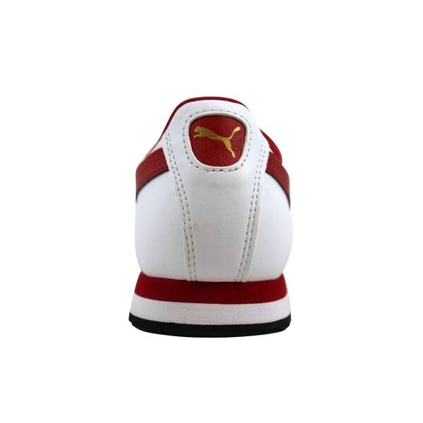 Puma Grade School Roma Basic Jr White Red Gold 354259 04 Overstock 27601261