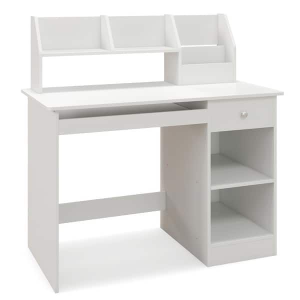 Desk With Bookshelf Kids Study Desk, Children Writing Table W