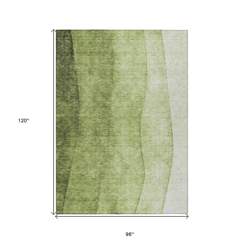 HomeRoots Ombre Transitional Rectangle Outdoor Rug
