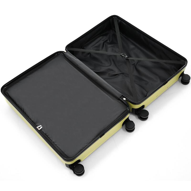 Luggage Set 3 Piece, Lightweight Durable ABS Suitcases with Spinner Wheels and TSA Lock, Carry-on & Checked Travel Luggage