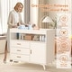 preview thumbnail 4 of 5, 3-Drawer Baby Changing Table with Removable Changing pad