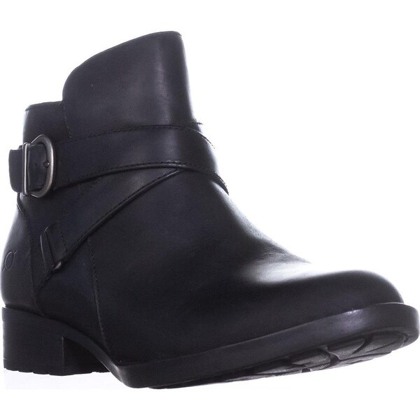 born womens black leather boots