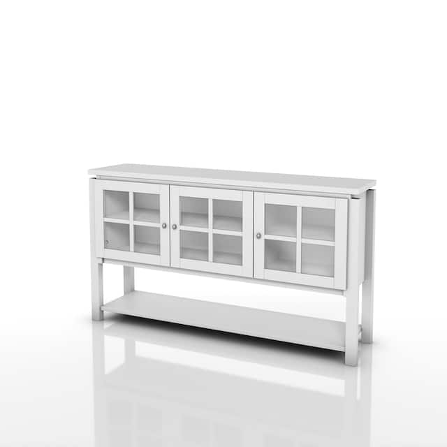 Furniture of America Wins Modern Farmhouse 5shelf Buffet Table