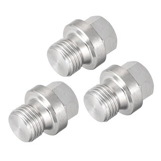 Male Outer Hex Head Plug, Stainless Steel Solid Thread Corrosion ...