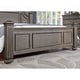 preview thumbnail 3 of 13, Vame 3-Piece Traditional Grey Wood Poster Bedroom Set With Two Nightstands by Furniture of America