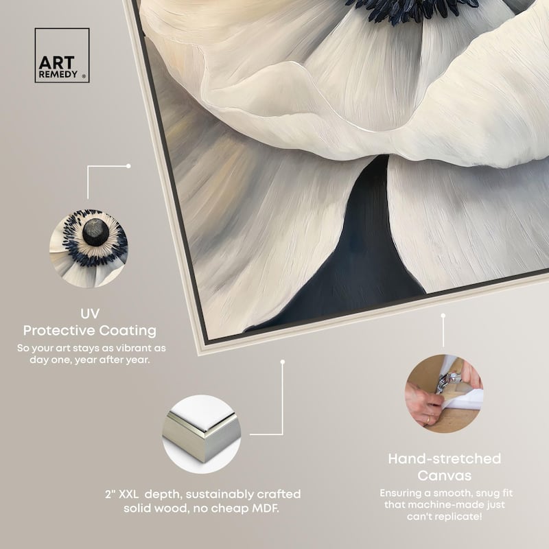 Heart of the Anemone Canvas by Art Remedy