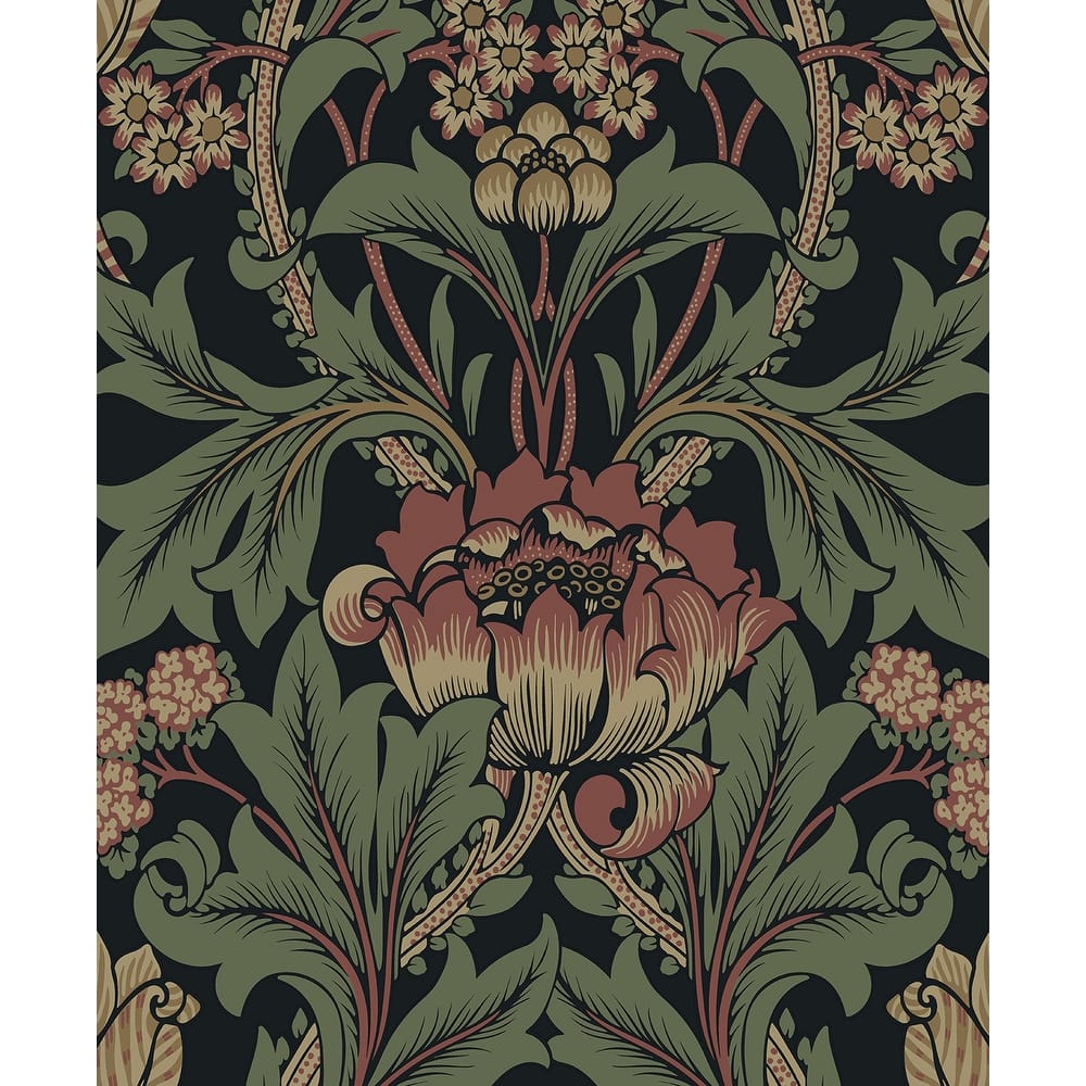 Seabrook Designs Primrose Garden Non-Woven Unpasted Wallpaper