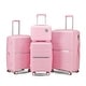 preview thumbnail 2 of 30, Luggage Sets 4 Piece(14/20/24/28) PP Lightweight & Durable Expandable suitcase