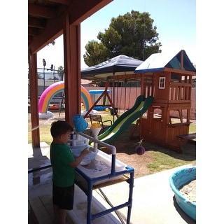 Shop Backyard Discovery Oakmont All Cedar Swingset 103 In H X