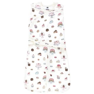 Hudson Baby Infant Girl Convertible Swaddle Sleep Sack, Sweet Bakery