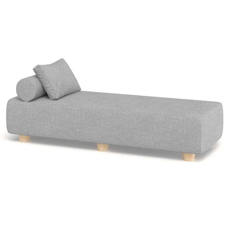Jaxx Alvy Outdoor Sun Lounger - Luxurious Sunbed with Wood Feet Sunbrella