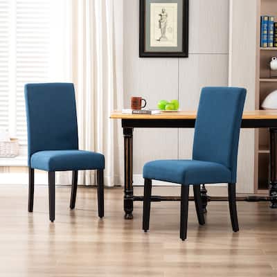 Grandview Upholstered Linen Fabric Dining Chair - 38.6