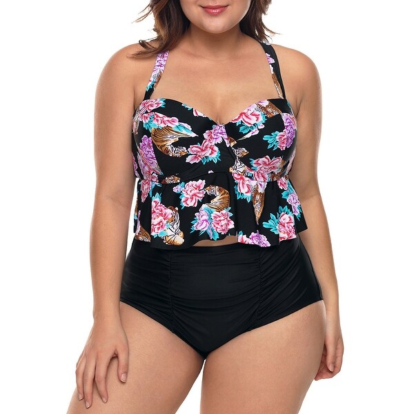plus size 2 piece bathing suits