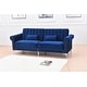 preview thumbnail 39 of 78, Legend Furniture Covertible Velvet Sofa Bed Sleeper
