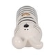 preview thumbnail 31 of 32, Ceramic Lines Bunny with Heart Figurine - White