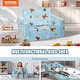 preview thumbnail 32 of 47, Kids Couch, Toddler Couch Sofa Bed Fold Out, Convertible Sofa to Lounger, Kids Chair Seat Playroom Furniture
