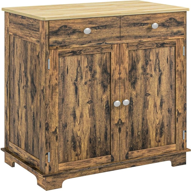 Sideboard Buffet CabinetKitchen Storage Cabinet - 15.75"D x 26.75"W x 33.5"H