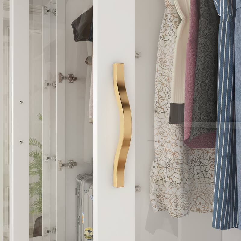 Multi-Piece Wardrobe Set Adaptable Closet Modules Combo Armoires