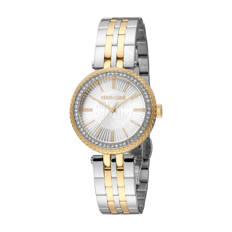 Roberto Cavalli Women RC5L031M0085 Quartz Watch - Two-Tone