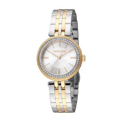 Roberto Cavalli Women RC5L031M0085 Quartz Watch - Two-Tone