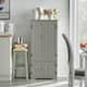 Simple Living Aston Tall Cabinet - Charcoal