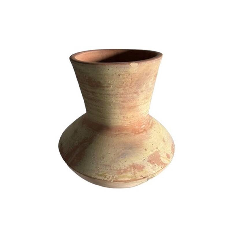 Terracotta Vase Dia 13" & H 12.3" - NATURAL TERRACOTTA F