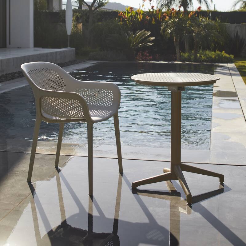 Omax Decor Atra Patio Dining Side Chair (Set of 2) - N/A