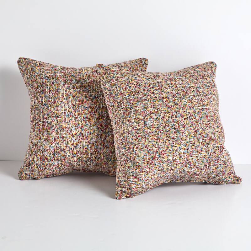 Sorra Home Indoor Knife Edge Pillow Set of 2
