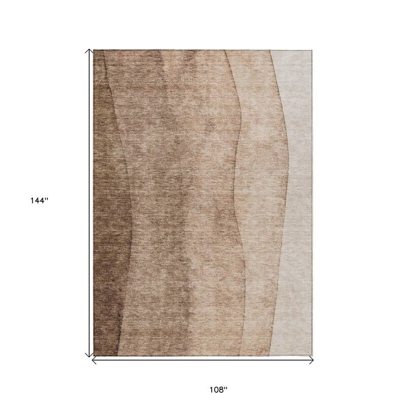 HomeRoots Ombre Transitional Rectangle Outdoor Rug