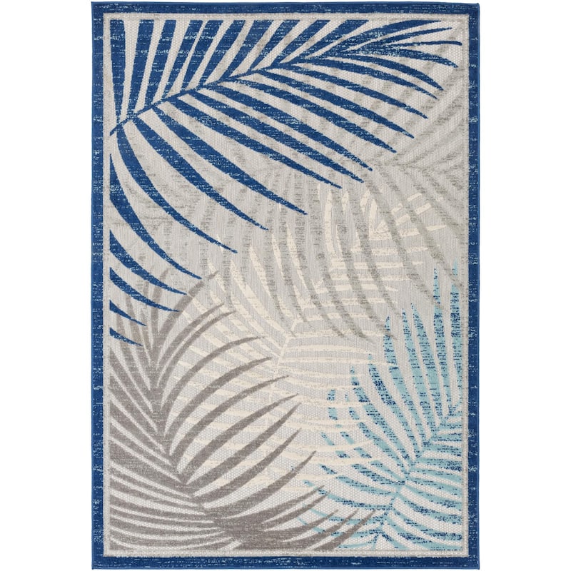 Livabliss Big Sur Casual Floral & Botanical Indoor/Outdoor Area Rug
