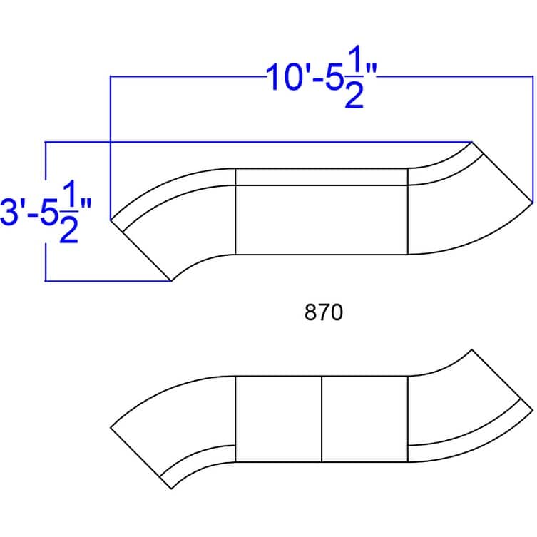 7 PC LeatherSoft Modular Reception Configuration w/Taut Back &Seat
