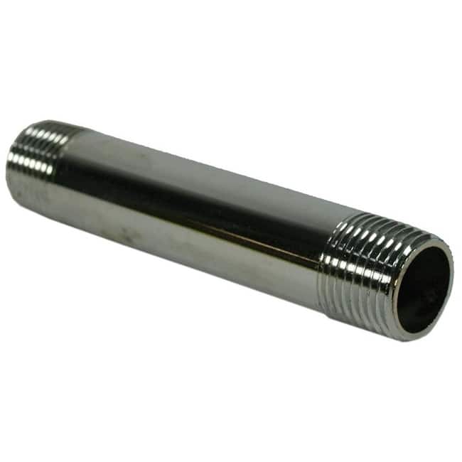 Jones Stephens N16150 1/2 X 1-1/2 Chrome Metal Nipple - Chrome Plated