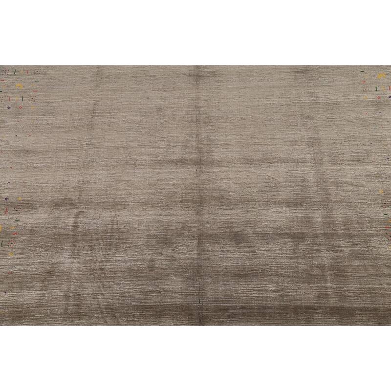 Gabbeh Indian Rug Hand-Knotted Wool Carpet - 8'5"x 9'8"