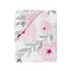 preview thumbnail 4 of 4, Bedtime Originals Blossom Pink/Gray Watercolor Floral Baby Fitted Mini Crib Sheet