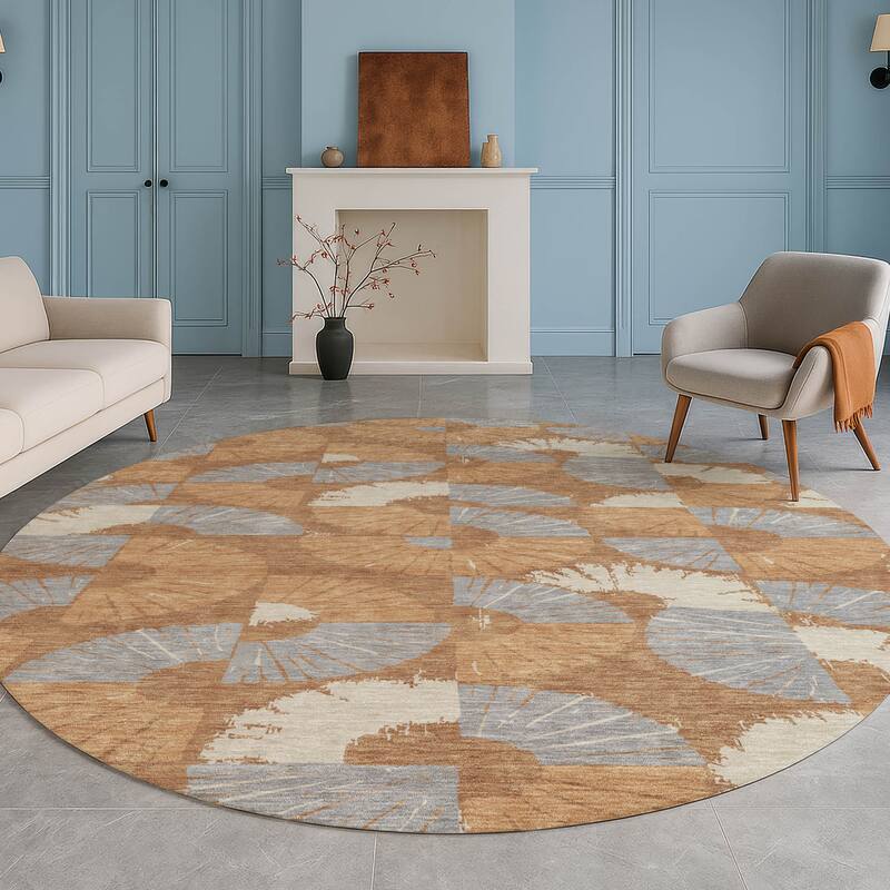 Machine Washable Indoor/ Outdoor Modern Jay Chantille Rug