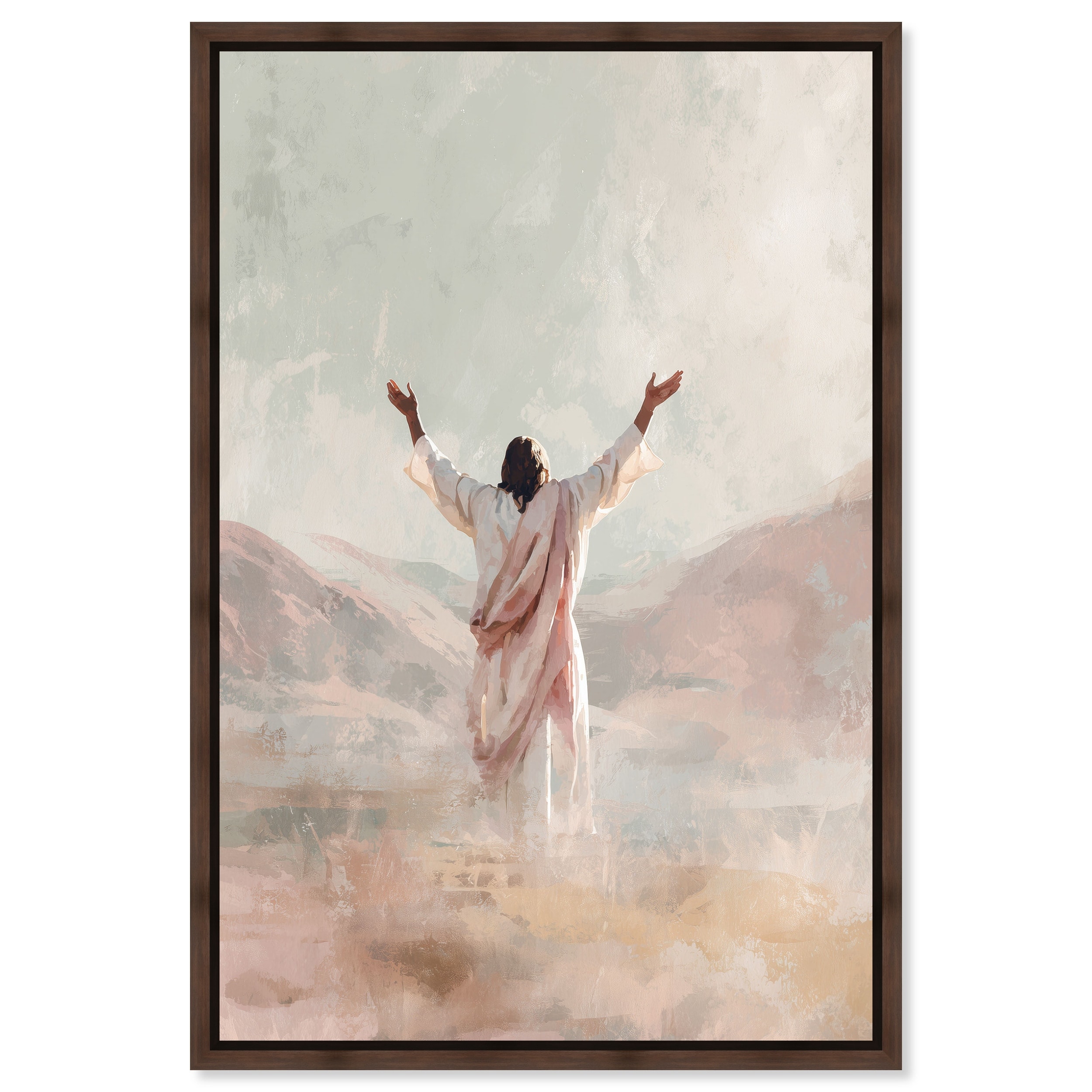 Holy Reverence I Christianity Wall Art Framed Canvas by Art Remedy