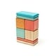 preview thumbnail 11 of 9, Tegu Magnetic Wooden Blocks, Sunset, 8-Piece Pocket Pouch