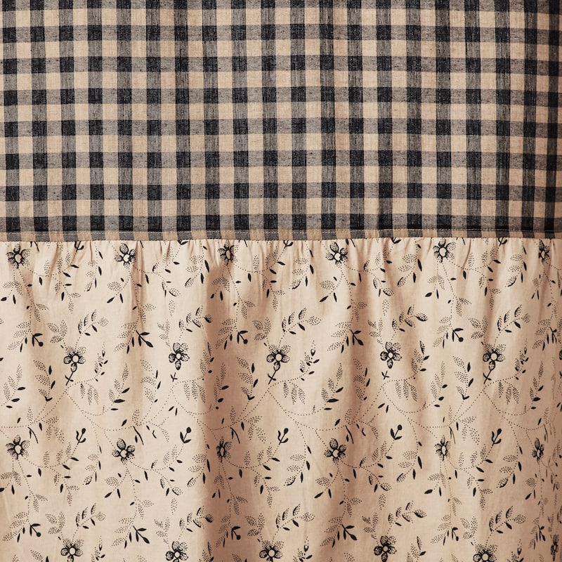 Maisie Ruffled Shower Curtain 72x72