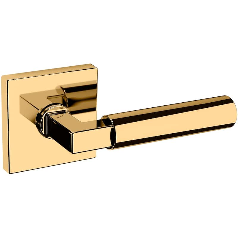 Baldwin L029 Series Passage Door Lever Set with Square Rose from the