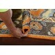 preview thumbnail 14 of 14, Wool/ Silk Paisley Abstract Oriental Area Rug Hand-knotted Carpet - 4'10" x 8'1"