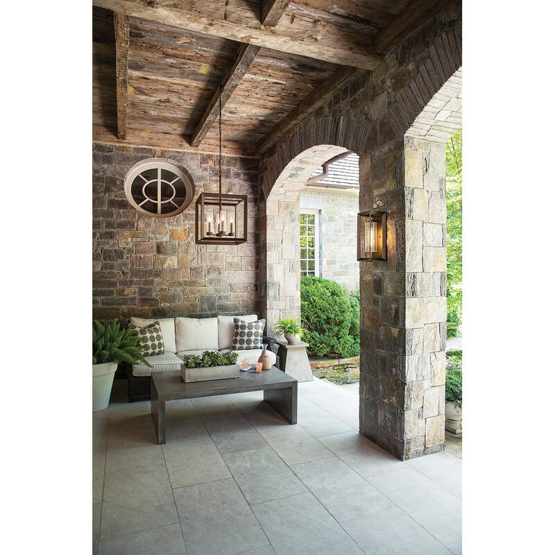Hinkley Lighting Rhodes 12v 14w 4 Light 18" Wide Open Air LED Outdoor