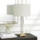 preview thumbnail 3 of 4, Uttermost Crystal Column Table Lamp - 28"H,   Shade 10"H x 15"Dia