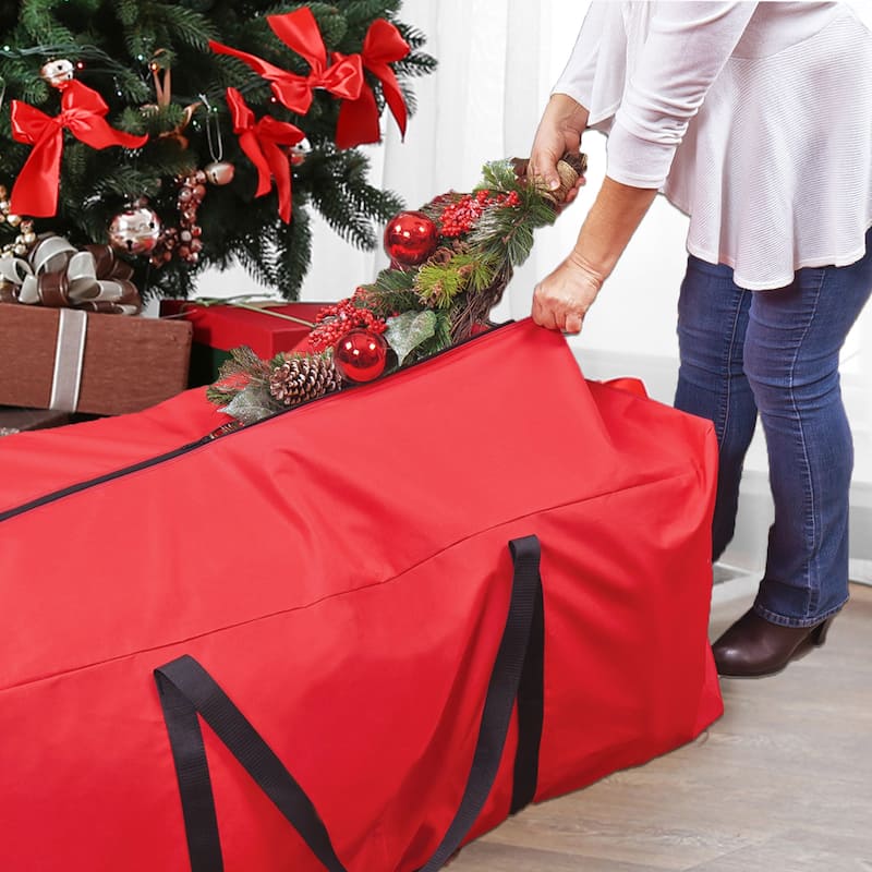 Large Red Christmas Holiday Storage Bag - 40"