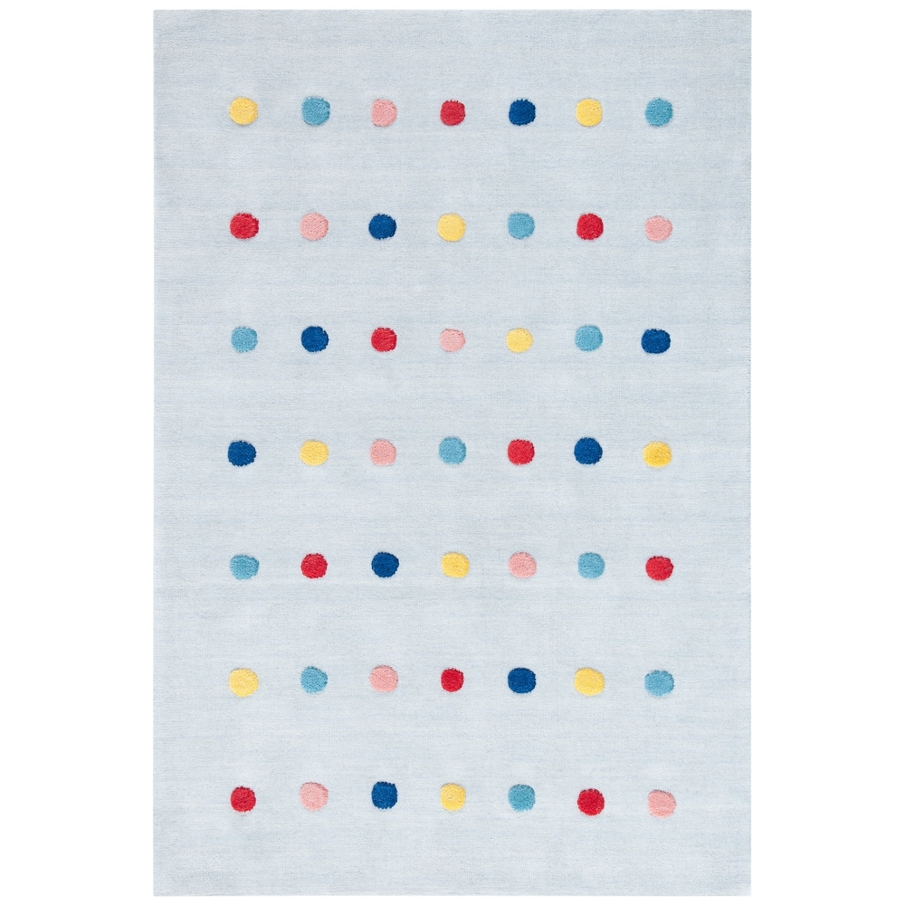 SAFAVIEH Kids Karan Polka Dot Wool Rug