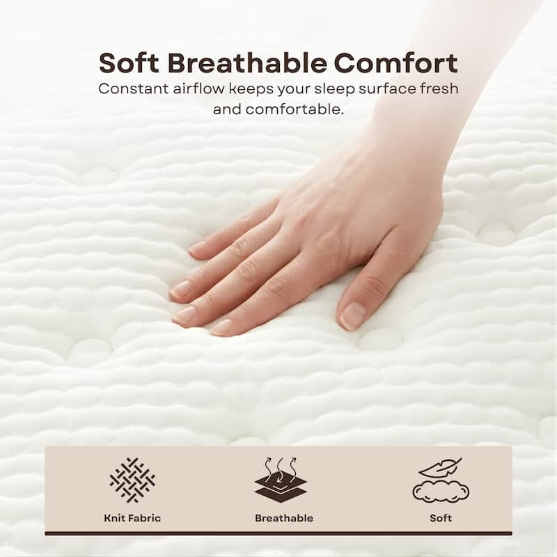 Majestic 12-Inch Medium Gel Memory Foam Hybrid Mattress in a Box